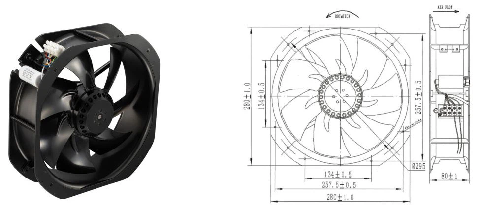 AC Cabinet Cooling Fan (5)