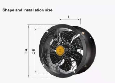 AC External Rotor Axial Fan Drum Type (9)
