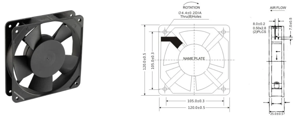 AC High Speed Cooling Fan (6)