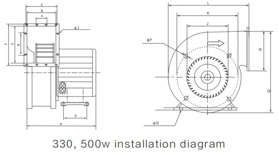 AC Power Frequency Centrifugal Fan (5)