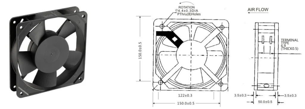 AC Small Cooling Fan (5)