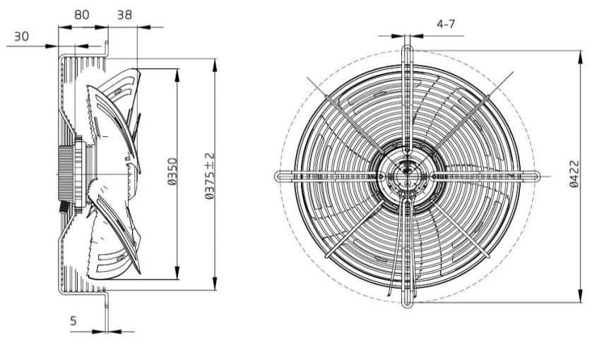 EC External Rotor Exhaust Fan (10)
