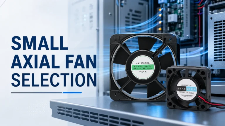 How to Choose a Small Axial Fan for Equipment Cooling